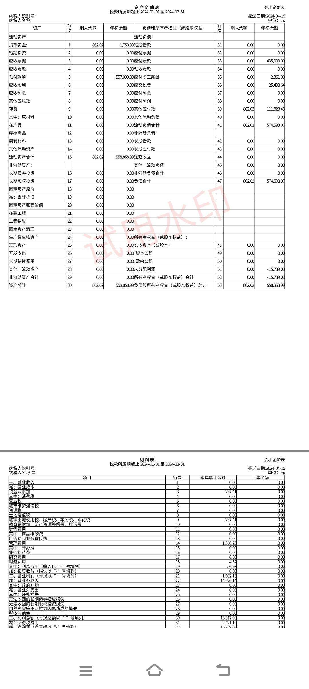 老师，我有个公司注销，现在检测这个资产处置损益表填的不对麻烦老师根据我的资产负债表给指导下这个怎么填？