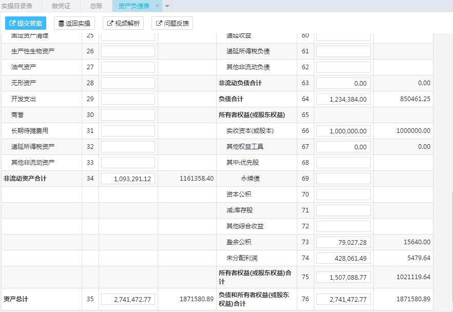 这个你看这个实操，这个未分配利润这个取得是总账科目下面这个余额 包括明细，但是这个全部结转，所以这个没有明细，